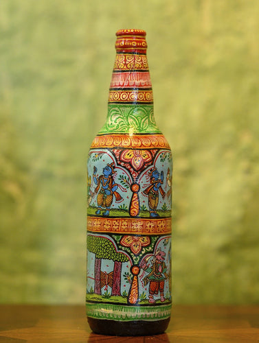 Handpainted Pattachitra Art Curio - Krishna