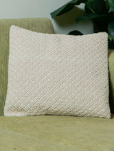 Load image into Gallery viewer, Jewel Handknotted Macramé Cushion Covers 16 x 16 - Ivory