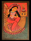 Kalighat Painting - Goddess Lakshmi (22