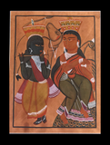 Kalighat Painting With Mount - Krishna (17