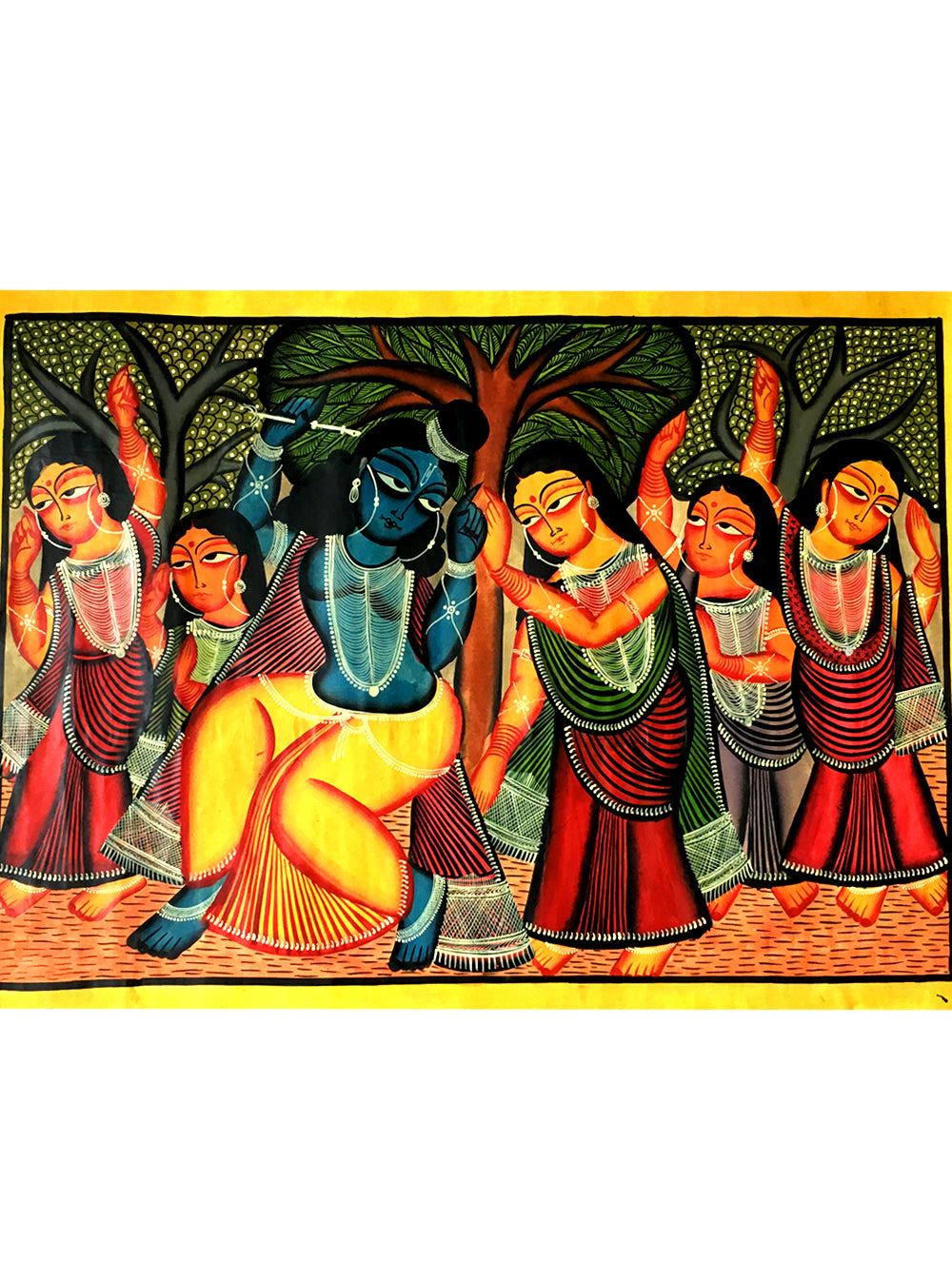Load image into Gallery viewer, Kalighat Painting without Mount - The India Craft House 
