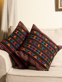 Kashida Pattu Woven Cushion Covers - Large (Set of 2)