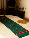 Kashida Pattu Woven Table Runner - Small