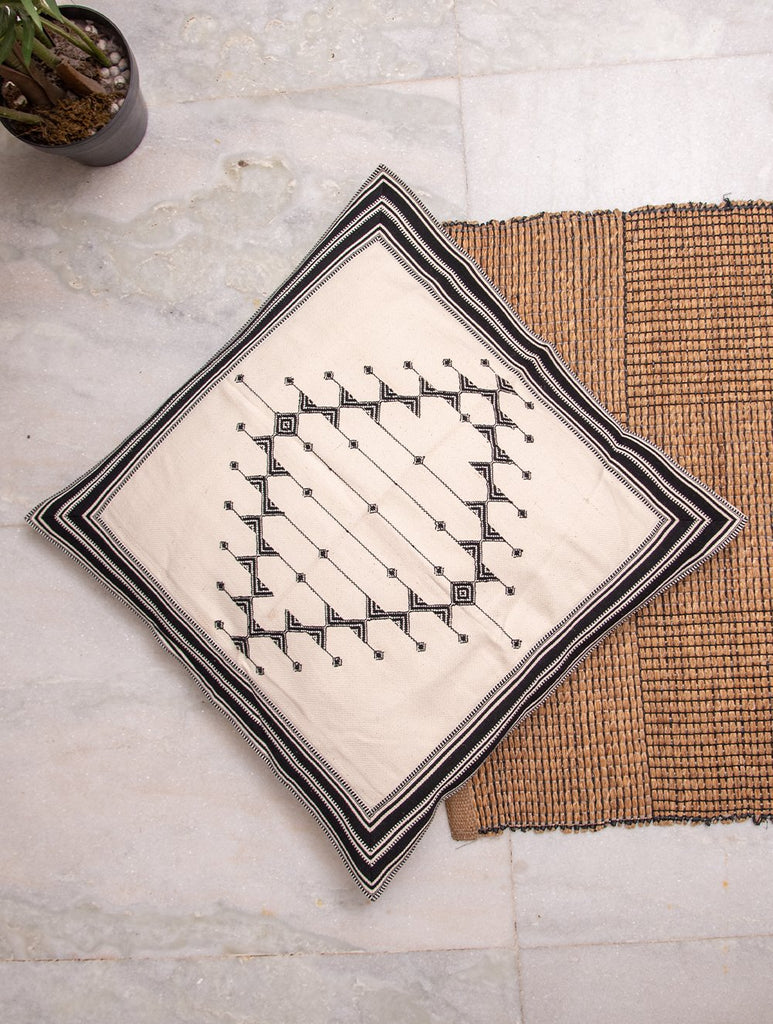 Kashida Woven Floor Cushion Covers - Large (Set of 2)
