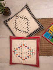 Kashida Woven Floor Cushion Covers - Large (Set of 2)