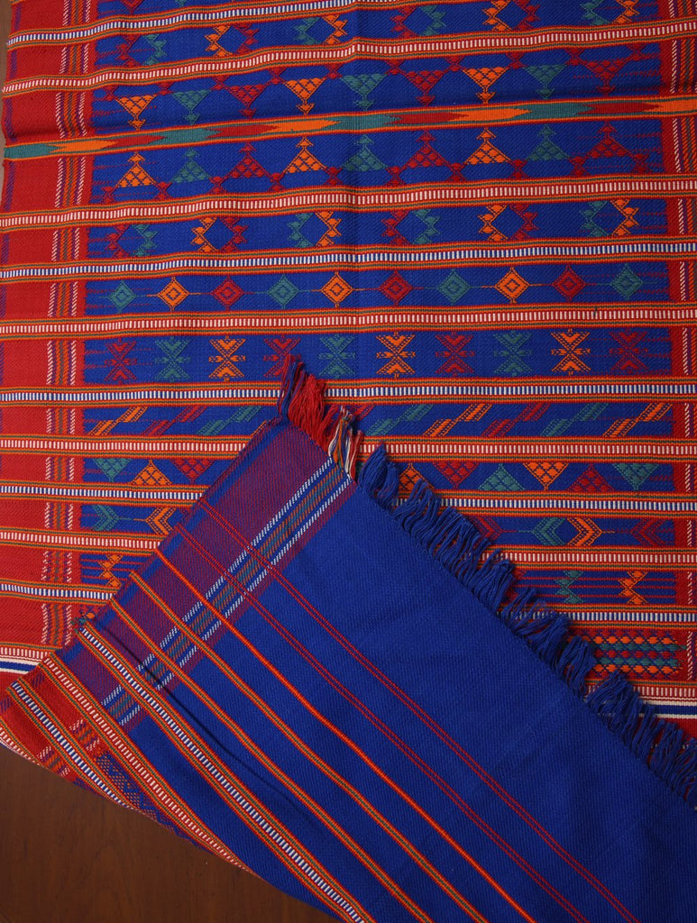 Kashida Pattu Woven Table Runner - Large 