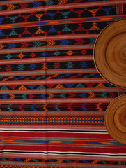 Kashida Pattu Woven Table Runner - Large 