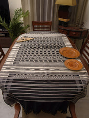 Kashida Pattu Woven Table Runner - Large 