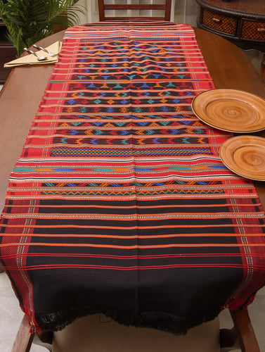 Kashida Pattu Woven Table Runner - Large 