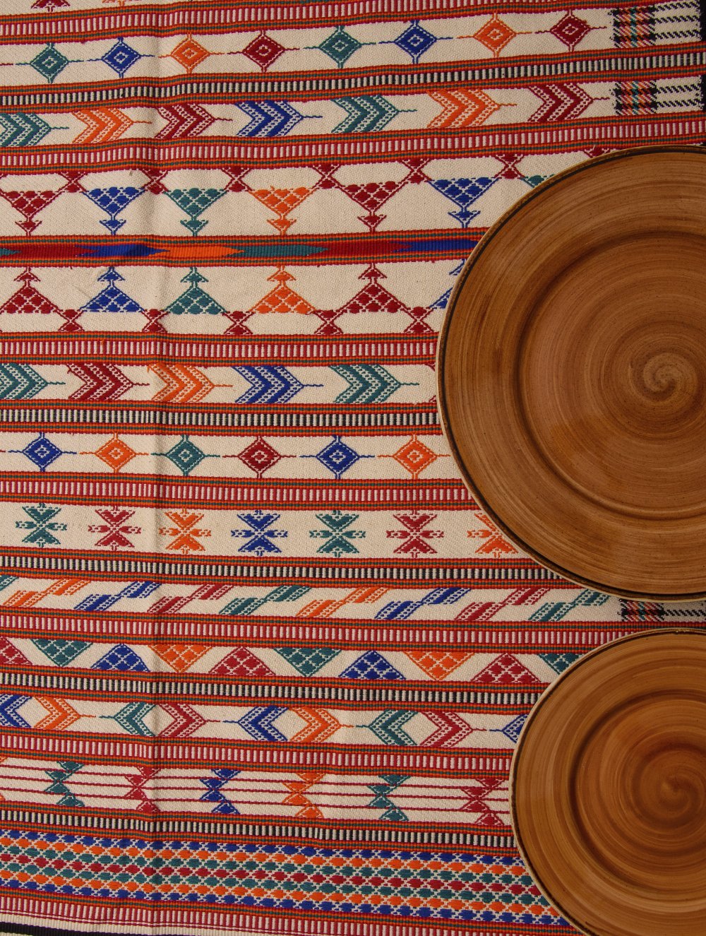 Kashida Pattu Woven Table Runner - Large 