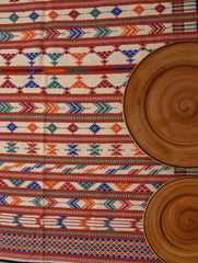 Kashida Pattu Woven Table Runner - Large 