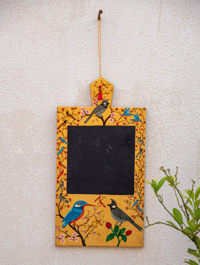 Kashmiri Art Wooden Memo Slate