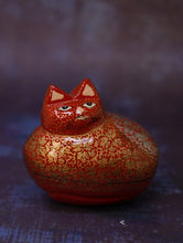Load image into Gallery viewer, Kashmiri Art Papier-Mache Utility Box - Cat