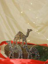 Load image into Gallery viewer, Kashmiri Art Xmas Decorations - Set of 3 Camels