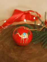 Load image into Gallery viewer, Kashmiri Art Xmas Decorations - Set of 3 (1 Bauble &amp; 2 Stars)