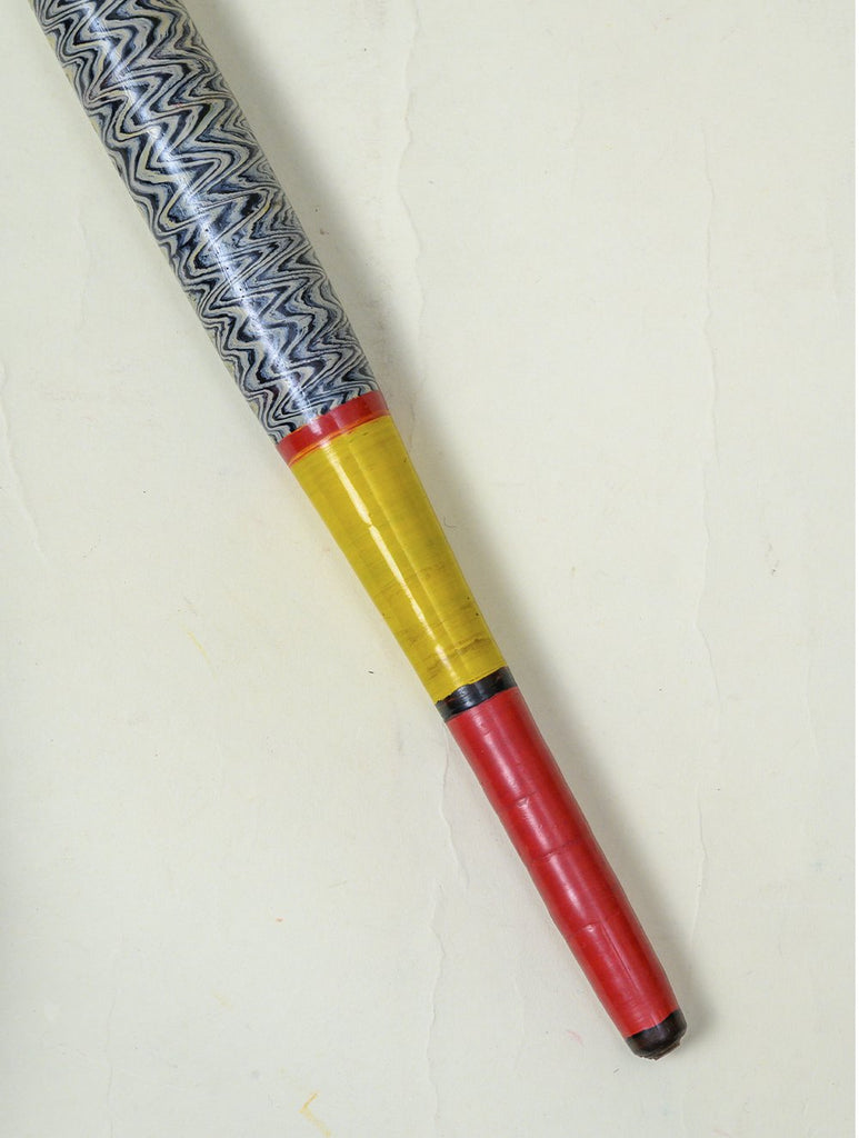 Kutch Lacquer Craft Wooden Rolling Pin (Blue Belan)