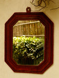 Kutch Cutwork Leather - Mirror Frame, Octagon