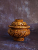 Ladakh Wooden Tsampa Bowl / Box