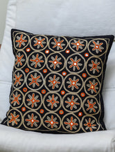 Load image into Gallery viewer, Lambani Tribal Hand Embroidered Cushion Covers - Floral Grace (Set of 2)