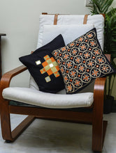 Load image into Gallery viewer, Lambani Tribal Hand Embroidered Cushion Covers - Floral Grace (Set of 2)