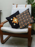 Lambani Tribal Hand Embroidered Cushion Covers - Floral Grace (Set of 2)