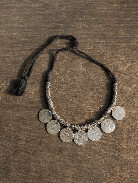 Buy Lambani Tribal Neckpiece - 2 Paise Coins Online