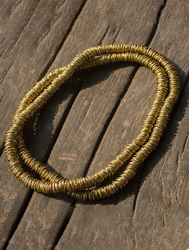 Lambani Tribal Neckpiece - Brass Rings Chain