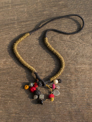 Lambani Tribal Neckpiece - Brass (Multicoloured)