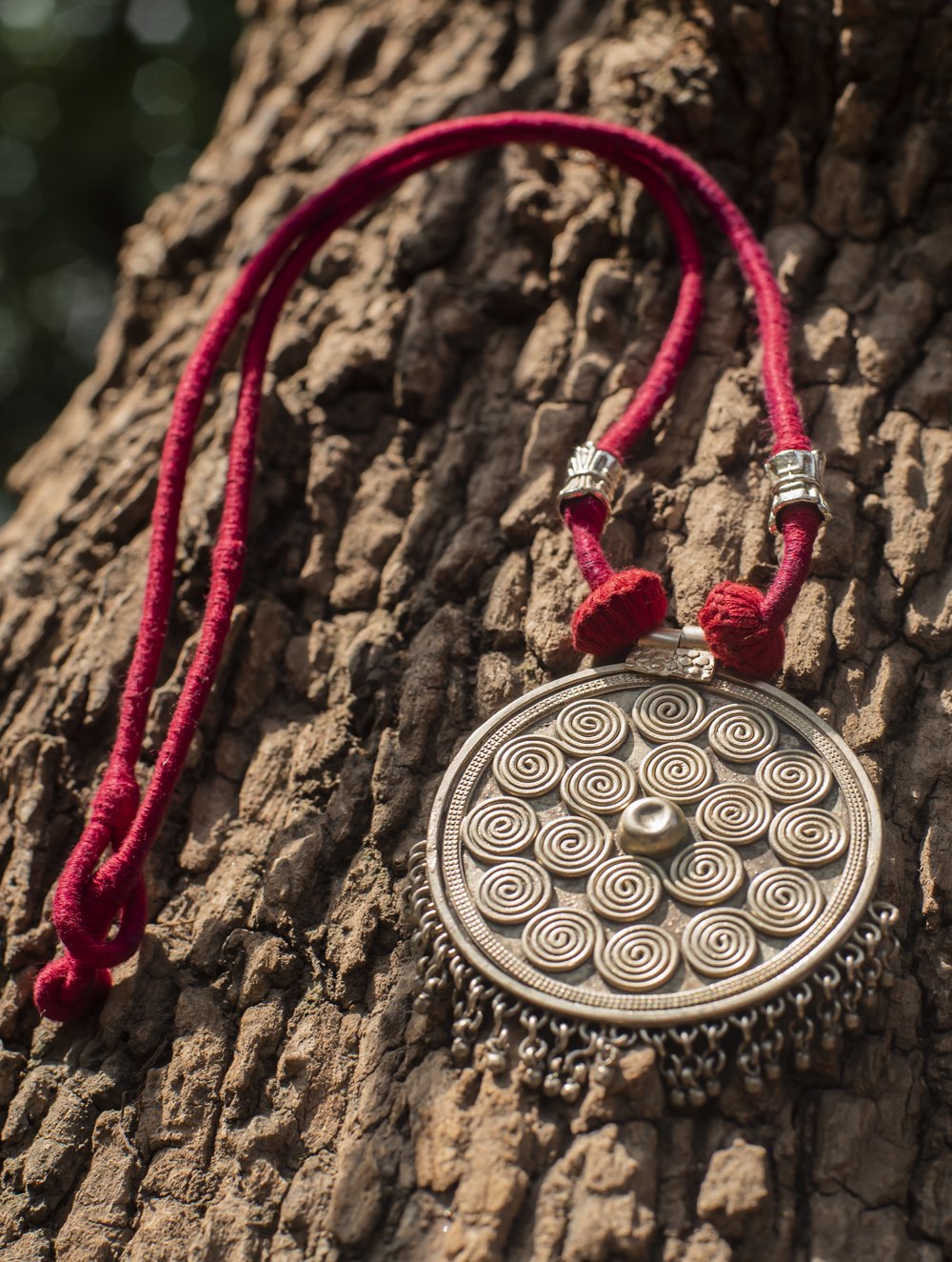 Lambani Tribal Neckpiece - Putla (Red)