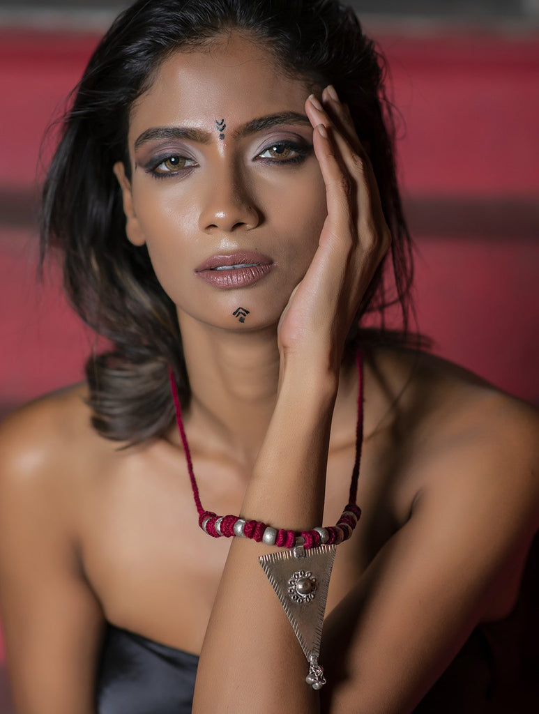 Lambani Tribal Neckpiece - Trikona