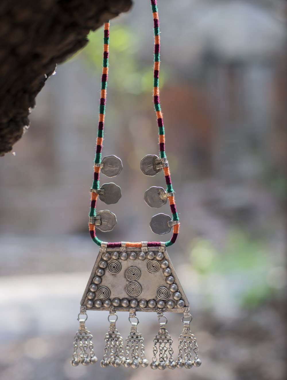 Lambani Tribal Neckpiece - Trikona Jhimli