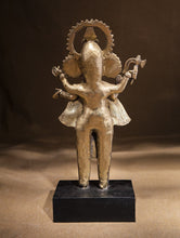 Load image into Gallery viewer, Large Dhokra Craft Curio - Standing Ganesha