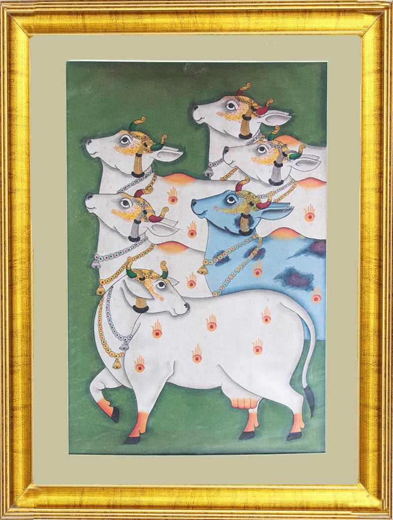Large Pichwai Painting ❃ Srinathji as a Cow