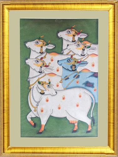 Large Pichwai Painting ❃ Srinathji as a Cow