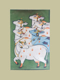 Large Pichwai Painting ❃ Srinathji as a Cow (Unframed)