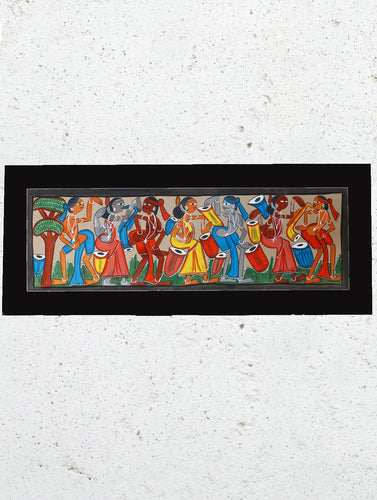 Large Potua Art Painting With Mount - Wedding Celebrations (10