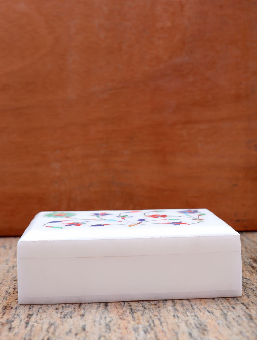 Marble Inlay Square Box