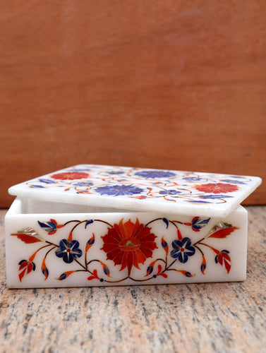 Marble Inlay Square Box