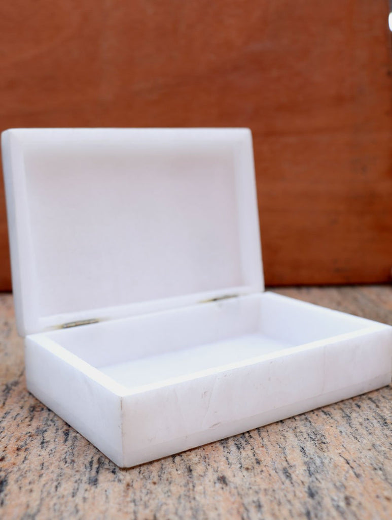 Marble Inlay Square Box