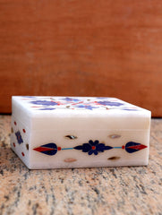 Marble Inlay Square Box