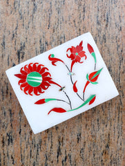 Marble Inlay Square Box