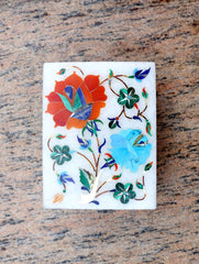 Marble Inlay Square Box