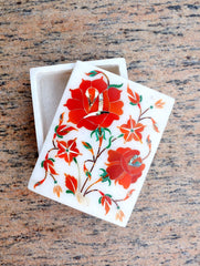 Marble Inlay Square Box