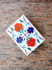 Marble Inlay Square Box