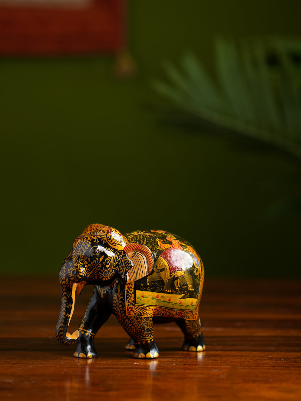 Load image into Gallery viewer, Miniature Art Wooden Curio - Elephant