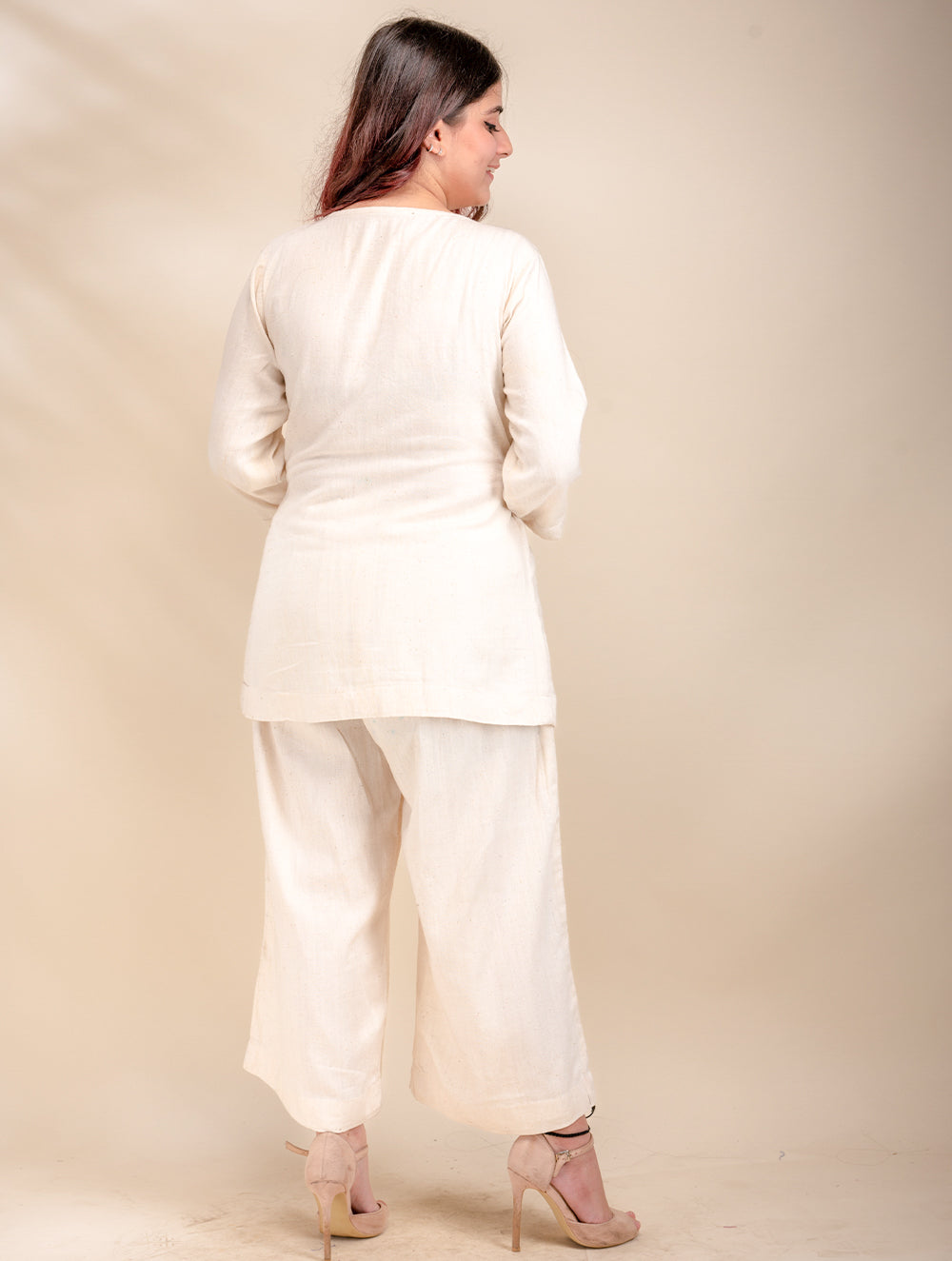 Buy Organic Kala Cotton Wrap Top & Pants Set - Beige, Natural (Set