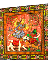 Load image into Gallery viewer, Pattachitra Art - Painting on Wood - The India Craft House 