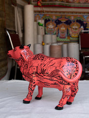 Pattachitra Art Curio - Cow - The India Craft House 