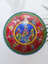 Load image into Gallery viewer, Pattachitra Art Wall Plaque - Krishna &amp; Kaalia