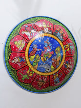 Load image into Gallery viewer, Pattachitra Art Wall Plaque - Krishna &amp; Kaalia